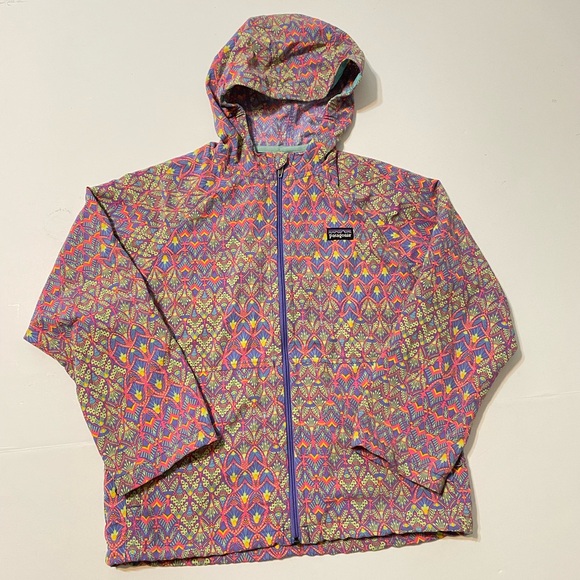 Vintage Patagonia Kids Small (8) Flower Outerwear Lightweight